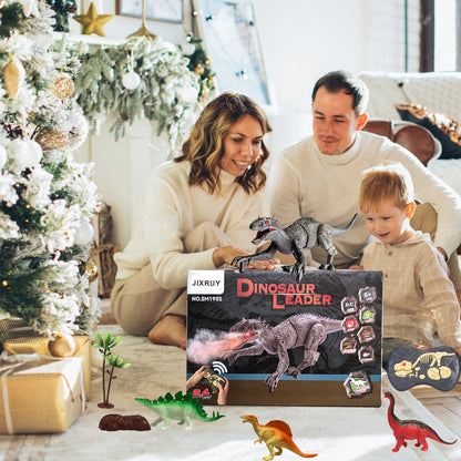 JIXRUY Remote Control Dinosaur Jurassic T Rex Toys for Boys Electronic RC Spray Raptor Walking Roaring Tyrannosaurus Rex Realistic 18.1" Rechargeable Birthday Gift for Kids Girls 3 4 5 6 7
