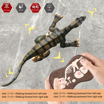 Remote Control Dinosaur Toys for Kids Velociraptor Jurassic Dino