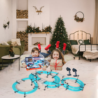 Slot Car Race Track Sets Wireless Remote Control Car for Kids