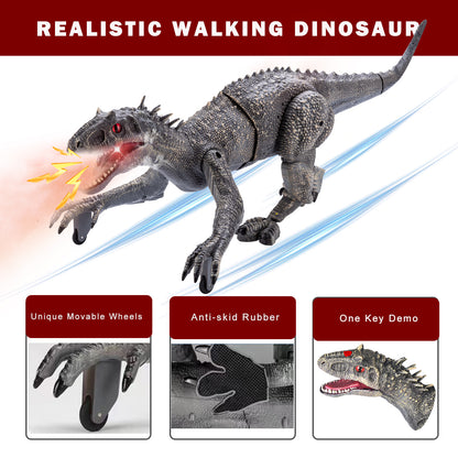 Remote Control Dinosaur Jurassic T Rex Toys for Boys Spray Tyrannosaurus Rex