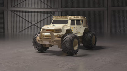 Amphibious Remote Control Car 1:14 with 2 Rechargeable Batteries, 4WD Electric Vehicle for Boys Age 8-12, Offroad Waterproof RC Truck, 2.4GHz All Terrain RC Drift Cars Beach Pool Toys Gifts for Kids
